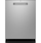 GE Profile™ ENERGY STAR® Fingerprint Resistant Top Control Stainless Interior Dishwasher with Microban™ Antimicrobial Technology