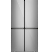 Café™ ENERGY STAR® 28.3 Cu. Ft. Smart Quad-Door Refrigerator in Platinum Glass with Dual-Dispense AutoFill Pitcher