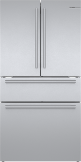 800 Series French Door Bottom Mount Refrigerator 36" Stainless steel (with anti-fingerprint)