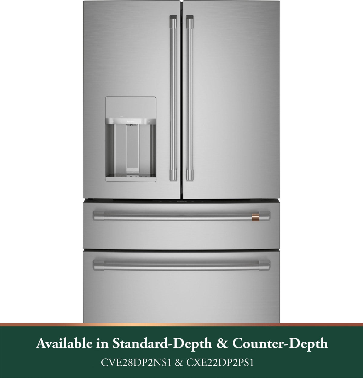 Café™ ENERGY STAR® 27.8 Cu. Ft. Smart 4-Door French-Door Refrigerator